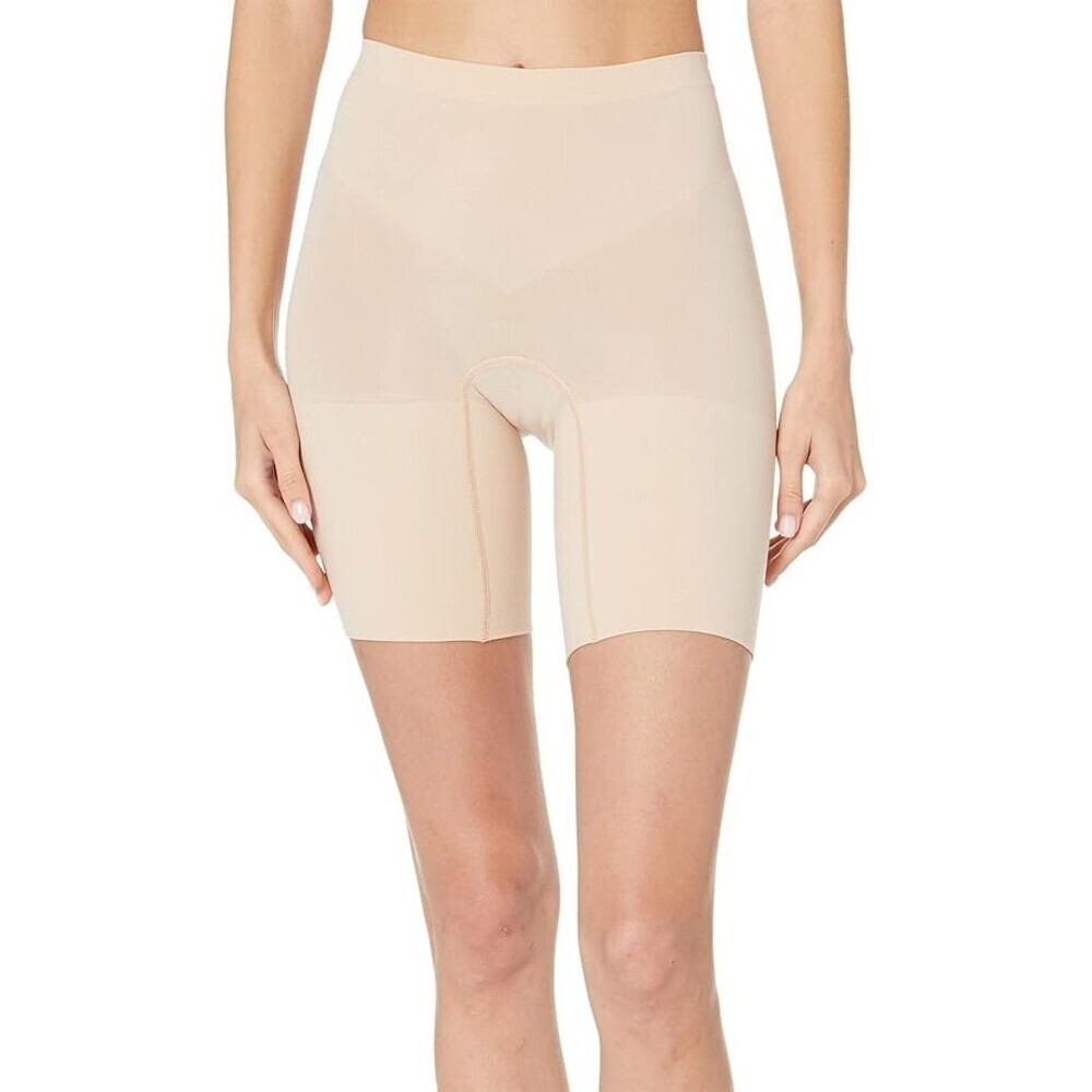 Spanx Power Shapewear Women Soft Nude Stretch Seamless High-Waist Shorts ERK2002